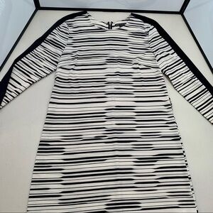 ARMANI EXCHANGE Dress Adult 2 Black&White Wrap 3/4 Length Sleeve Women